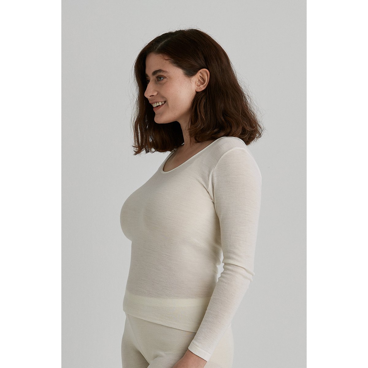 Pull Warm & Cozy En Laine Mérinos blanc, MISS MARY OF SWEDEN