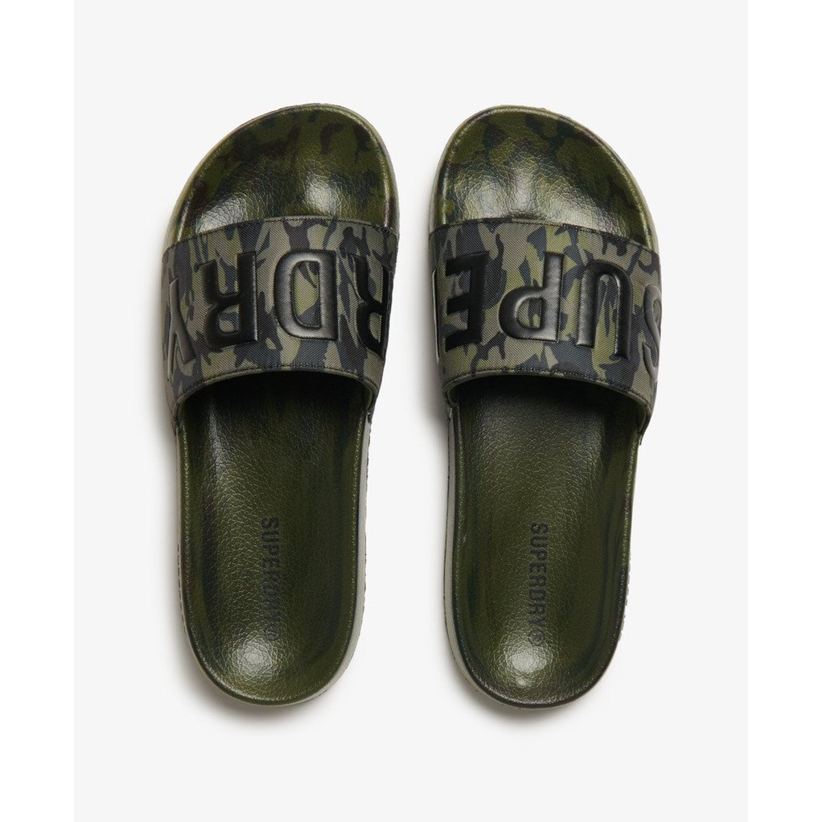 Claquettes de Piscine Core Camo camouflage nathan, SUPERDRY