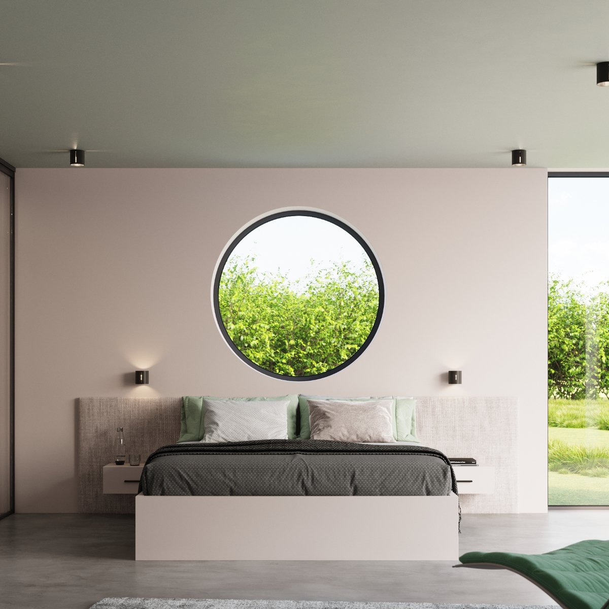 Applique Aluminium Noir G9 1 Inez noir, EDEN