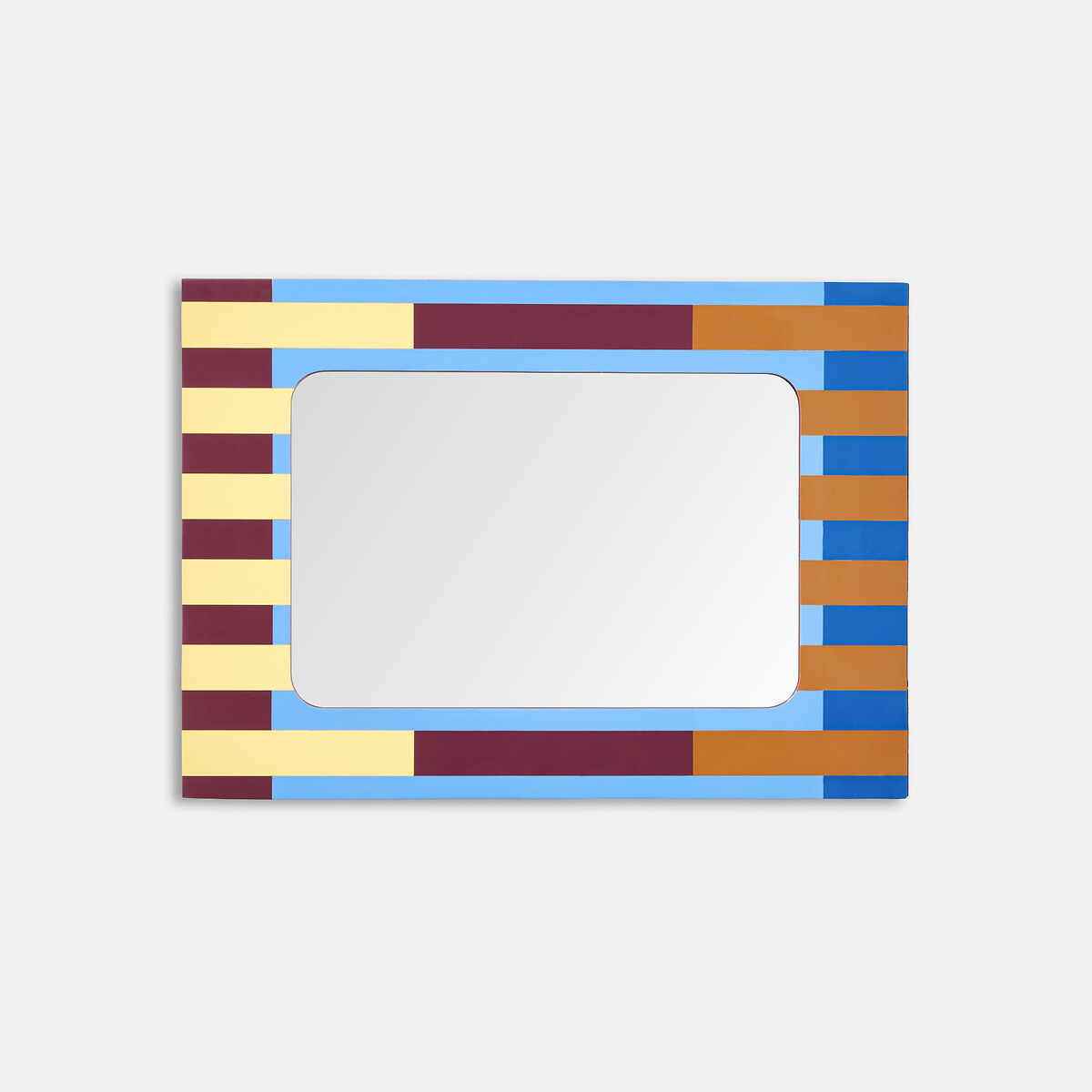 Lotten Striped 49.5 X 70cm Mirror multi-coloured, LA REDOUTE INTERIEURS