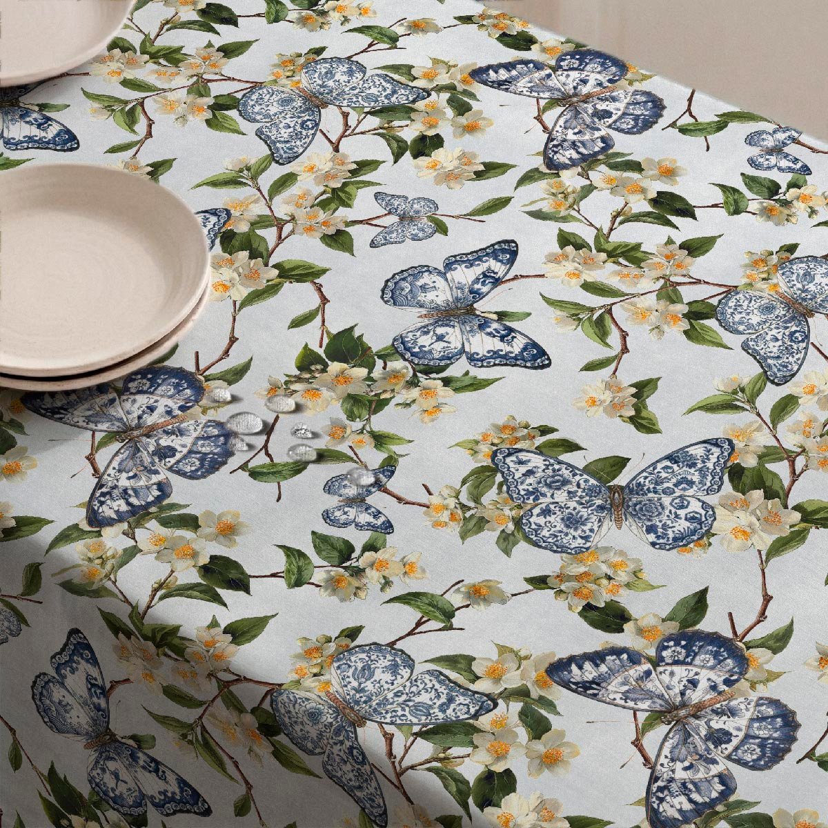 Nappe anti-taches Noirie - 100% coton - multicolore, NAF NAF HOME
