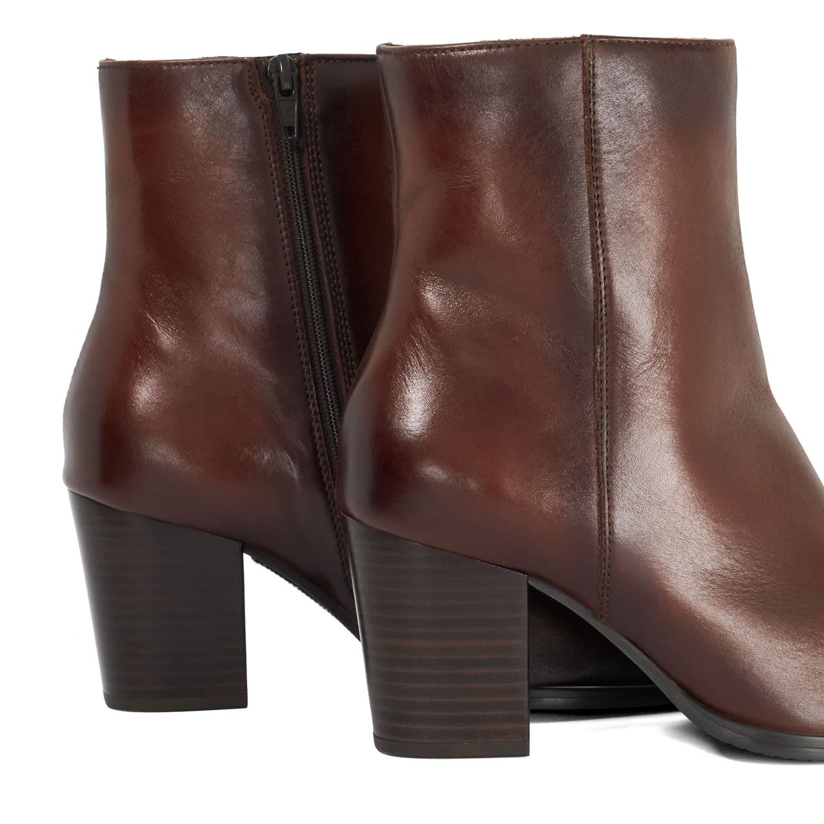 Bottines à talons - PAPPED brown-leather, DUNE LONDON