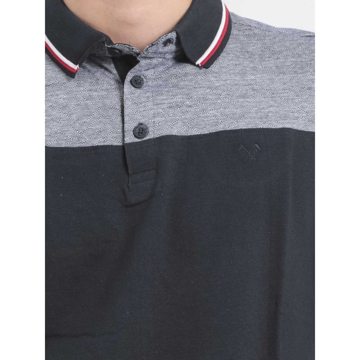 Polo Manches Longues Pur Coton Pogame bleu marine, RITCHIE