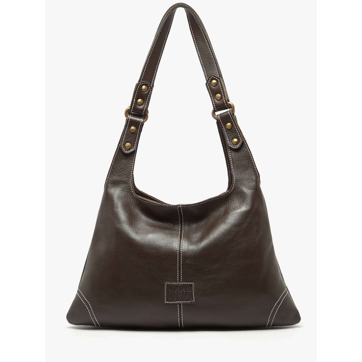 sac porté épaule Seam cuir new brown, BASILIC PEPPER