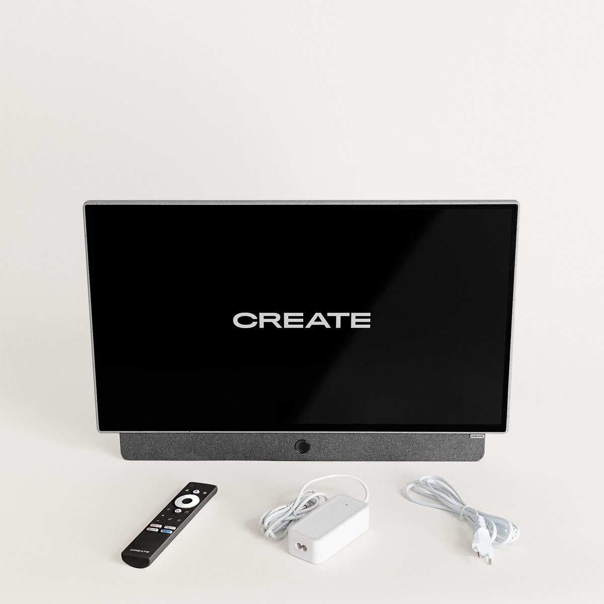 Téléviseur intelligent portable 24' TV MOVE STUDIO blanc, CREATE
