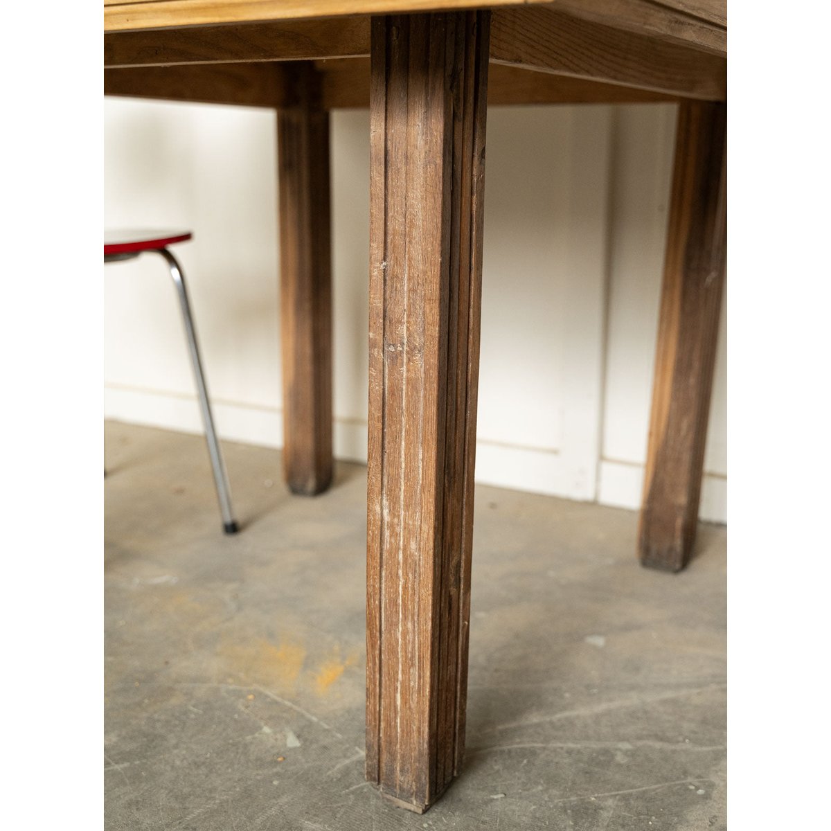 Table à manger de campagne en bois Romy N°1568 - Bon état bois clair, DEBONGOUT
