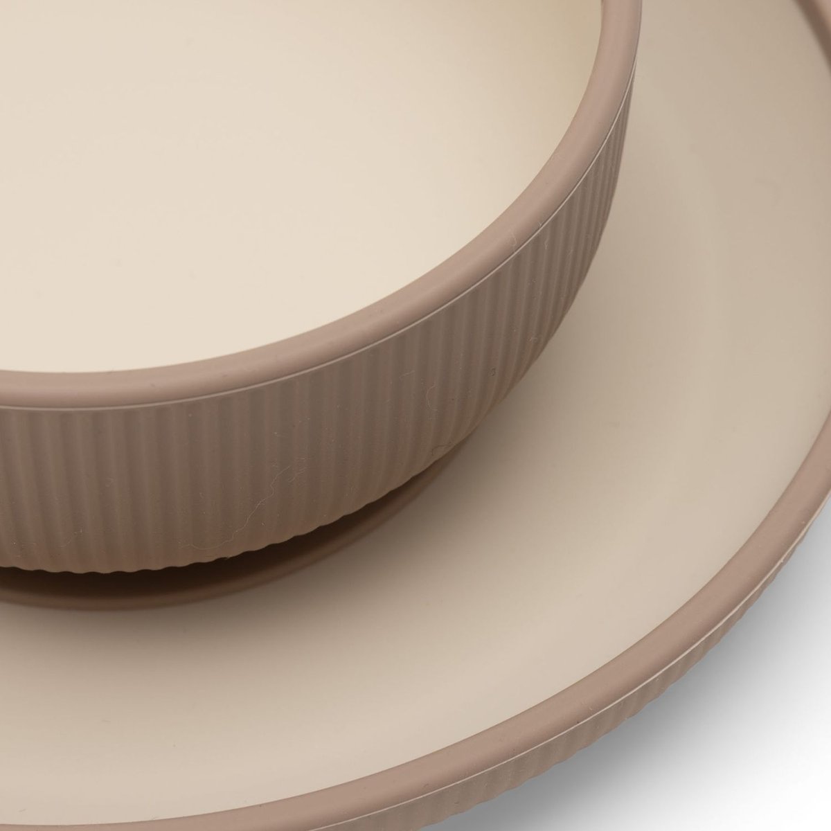 Coffret repas en silicone beige, marron, JOLLEIN