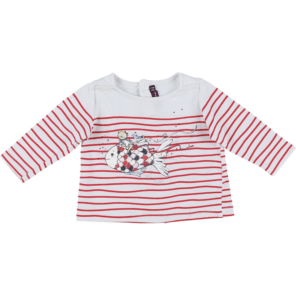T-Shirt -  Très bon état blanc;rouge, SERGENT MAJOR