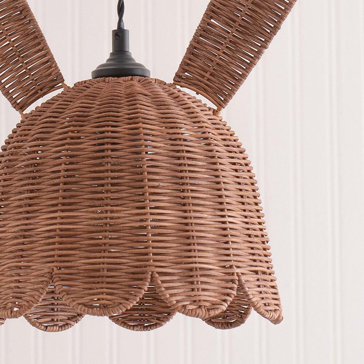 Belle Natural Rattan Bunny Rabbit Easy Fit Shade brown , SO'HOME