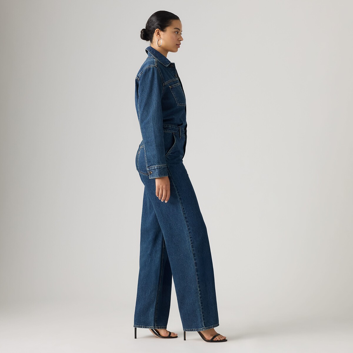 Combinaison pantalon en denim, manches longues stellar blue, LEVI'S
