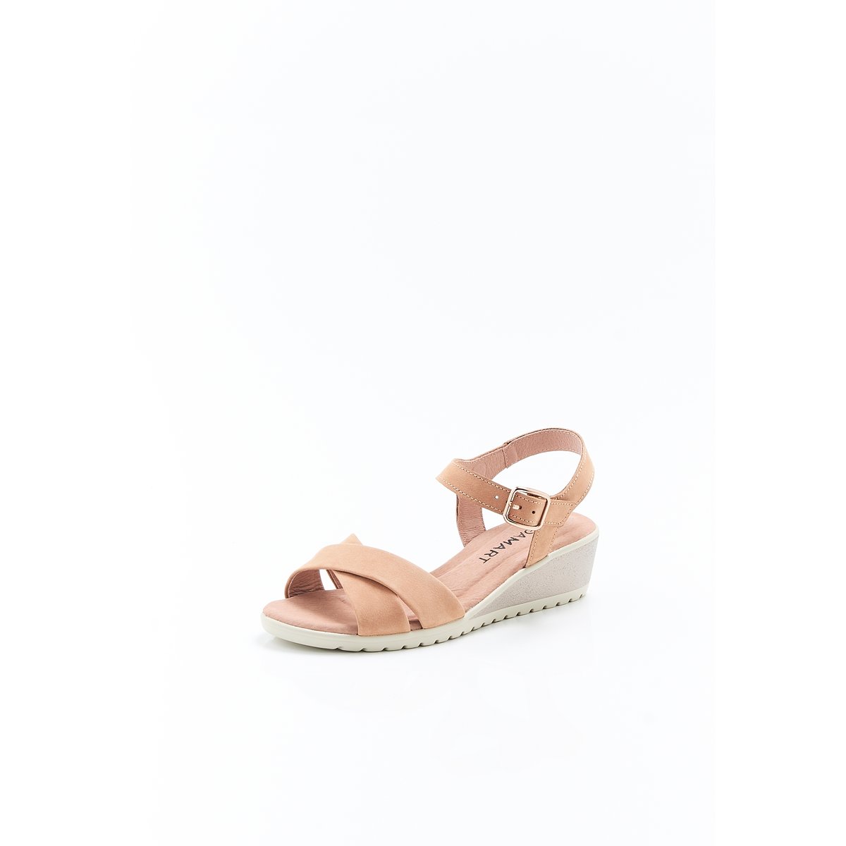 Sandales compensées marron camel, DAMART
