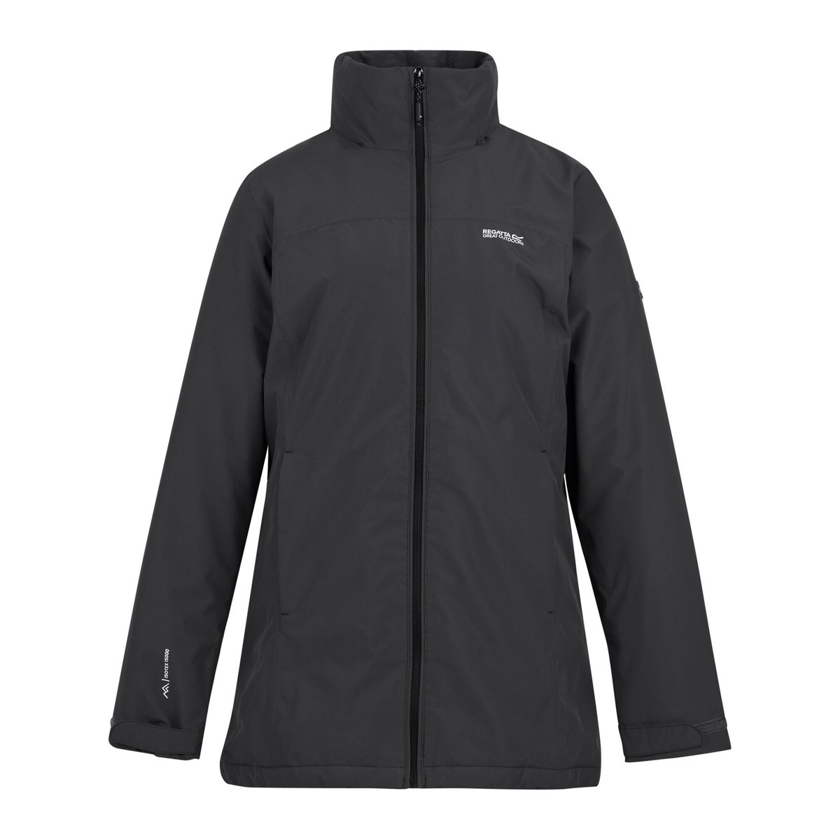 Veste imperméable isolante à capuche TAMLIN gris, REGATTA