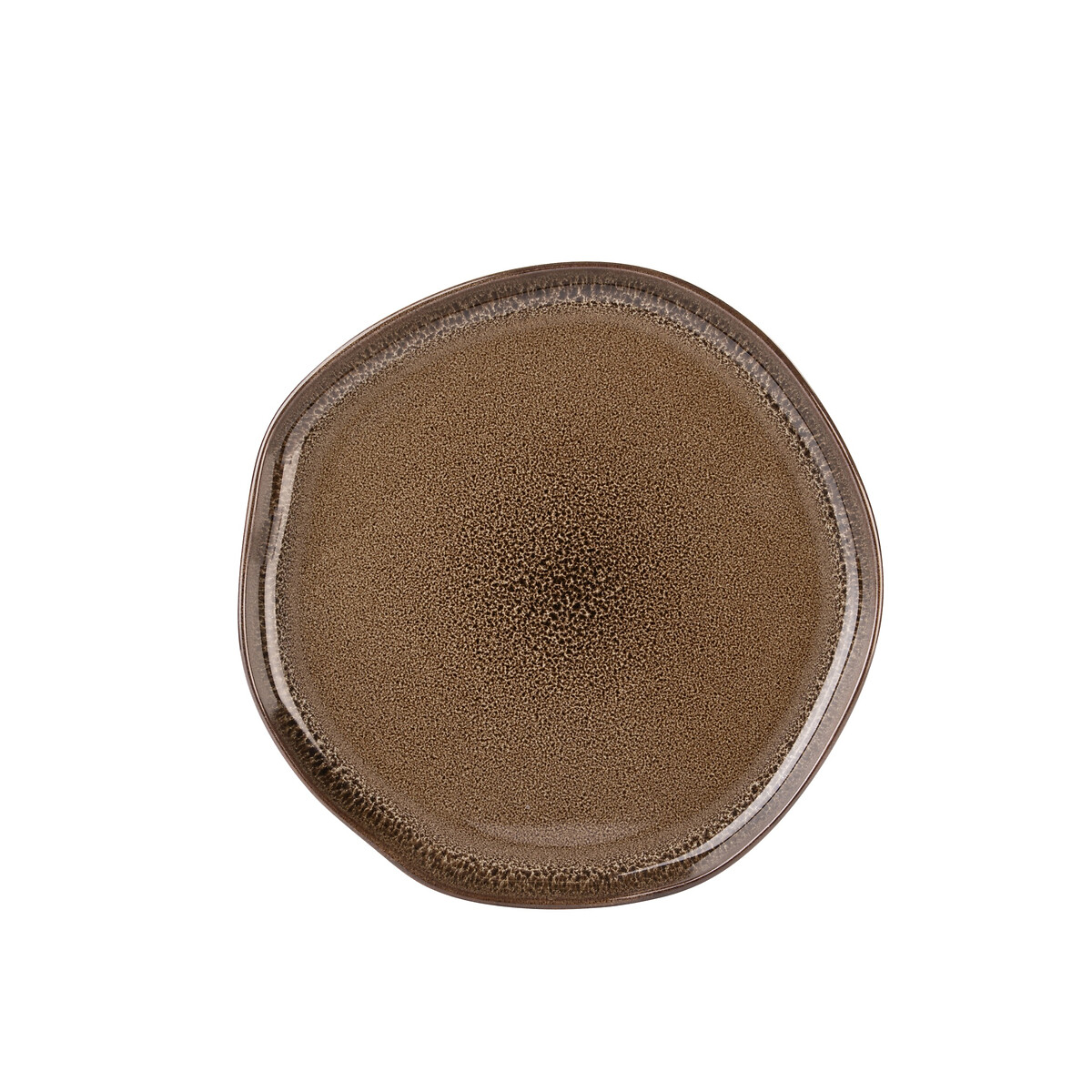 MADE.COM Set of 4 Vinnie Side Plates in Brown brown , MADE