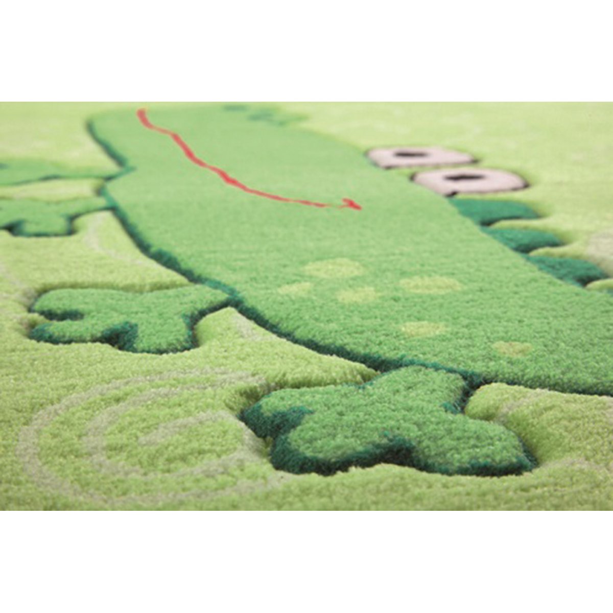 Tapis enfant motif crocodile , HAPPY ZOO CROCODILE vert, SIGIKID