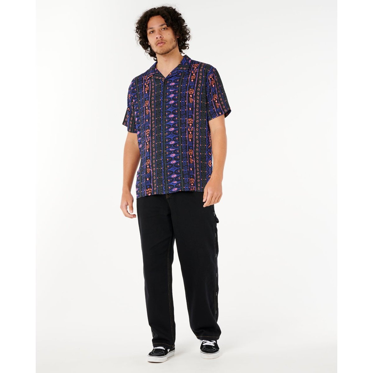 Chemise à Manches Courtes Raw Energy 3 black, RIP CURL