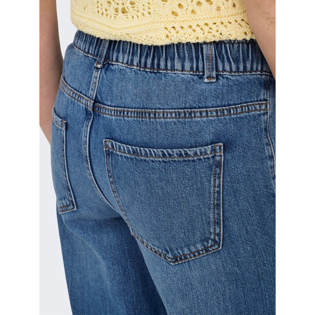 Jean À Jambe Large medium blue denim, ONLY