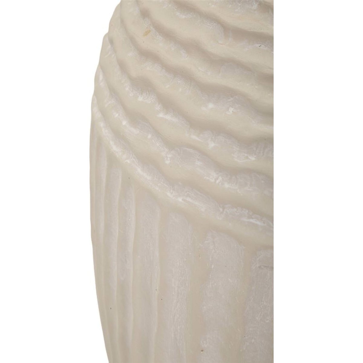 Vase texturé aux lignes verticales MODERN crème, RECOLLECTION