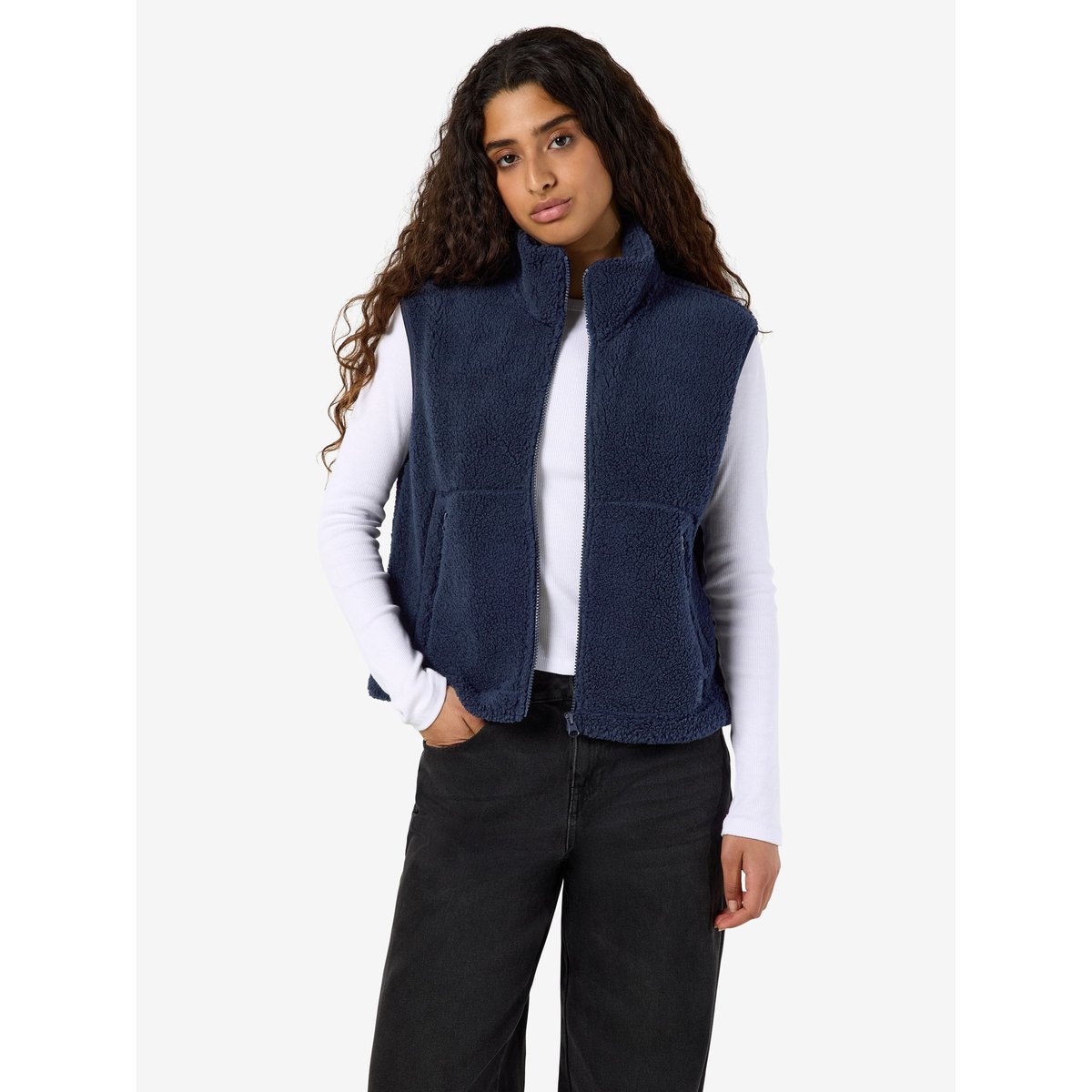 Gilet Sans Manches bleu - navy blazer1, NOISY MAY