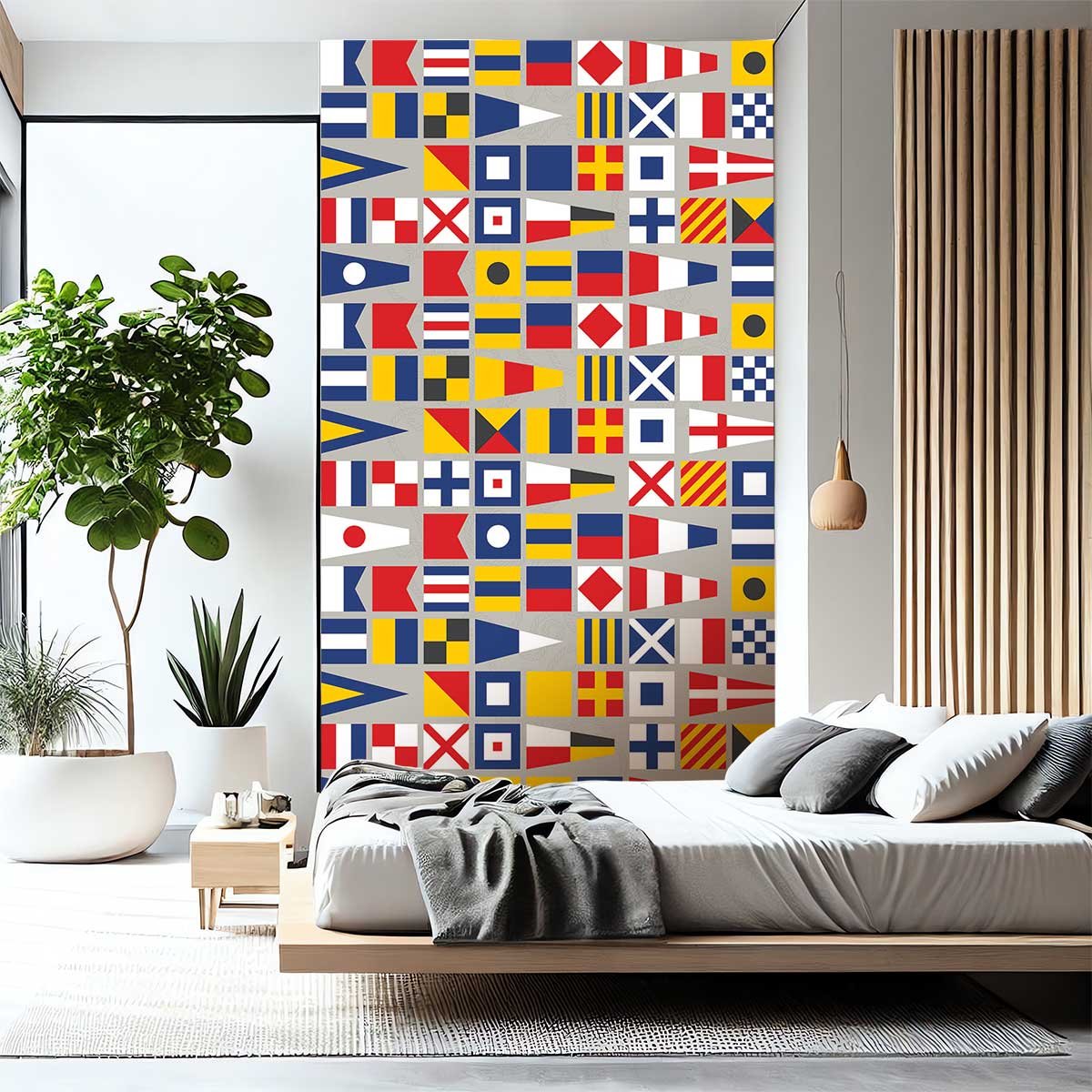 Papier peint, navigation multicolore, HEXOA