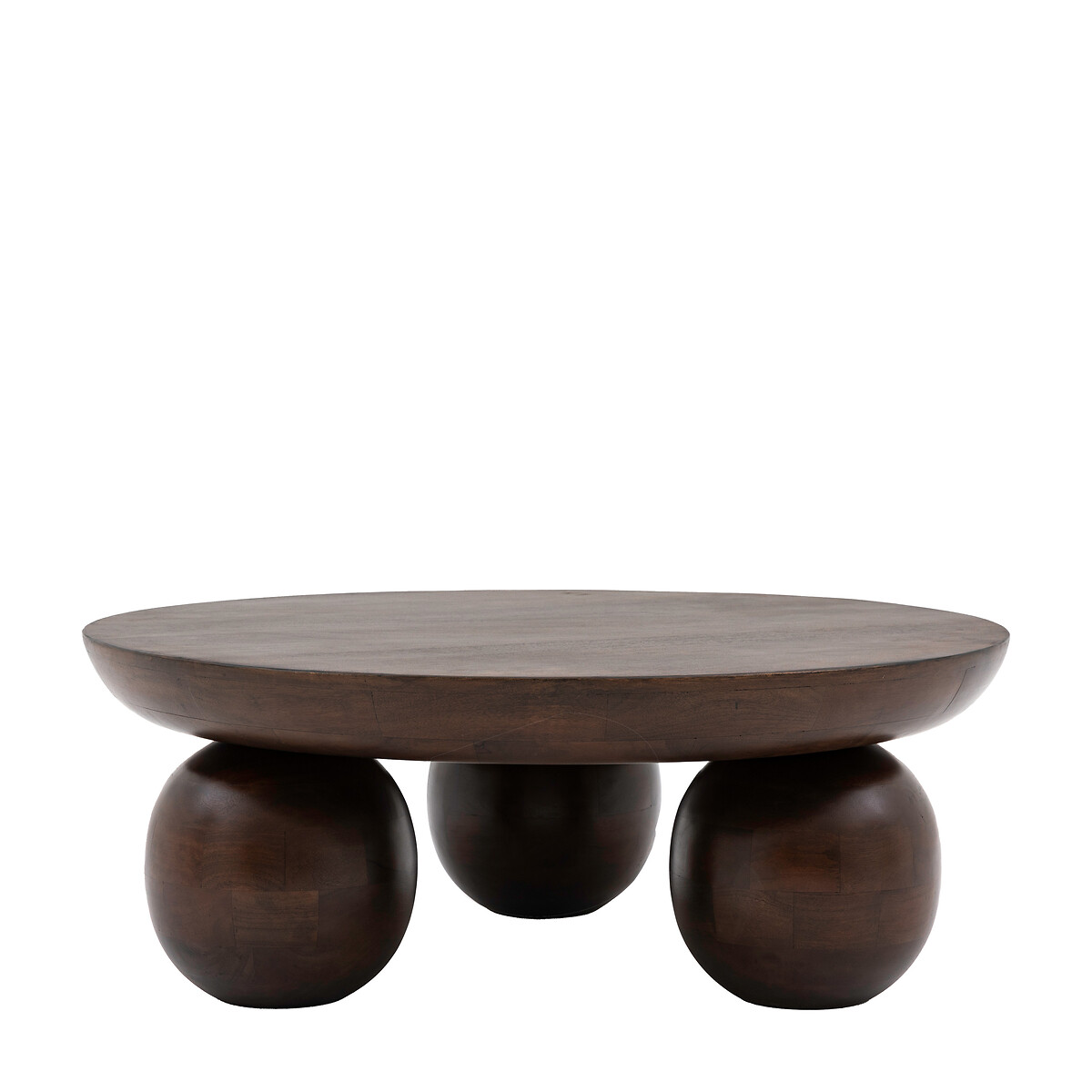 Sanford Round Coffee Table dark wood, ÉDITÉ