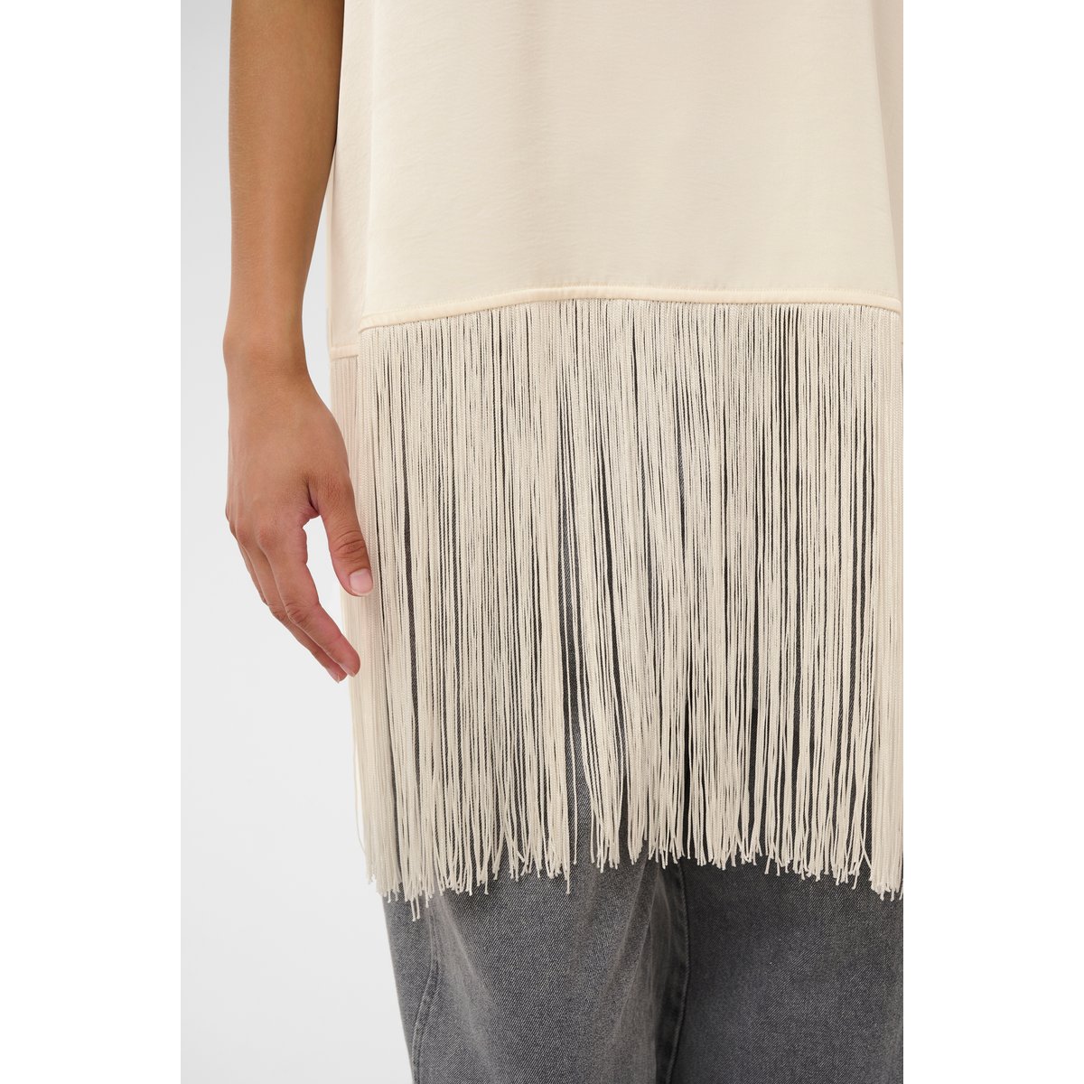 Blouse à manches longues blanc antique white, SOAKED IN LUXURY