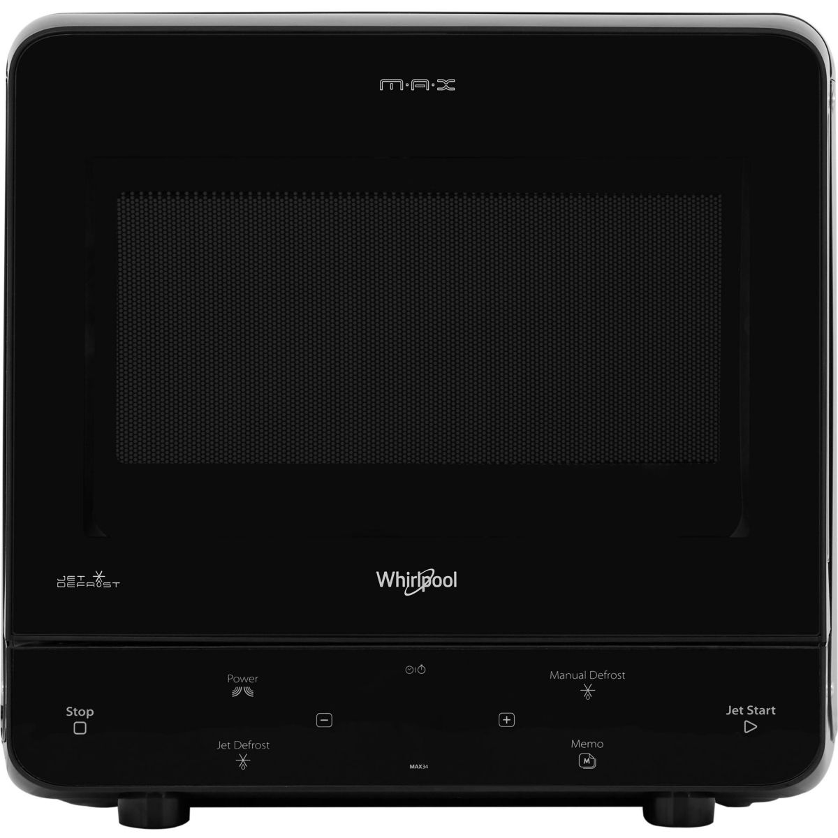 Micro ondes MAX34NB noir, WHIRLPOOL