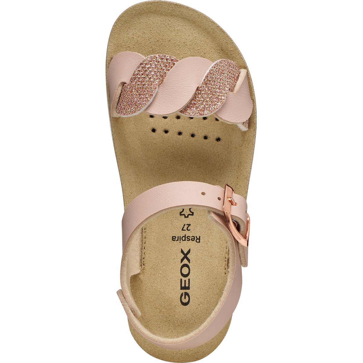 Sandales J SANDAL COSTAREI GI rose clair, GEOX