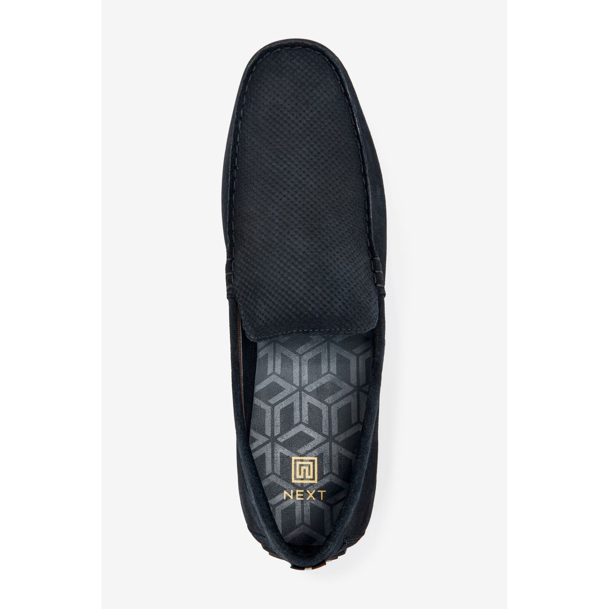 Chaussures de conduite en cuir bleu marine, NEXT