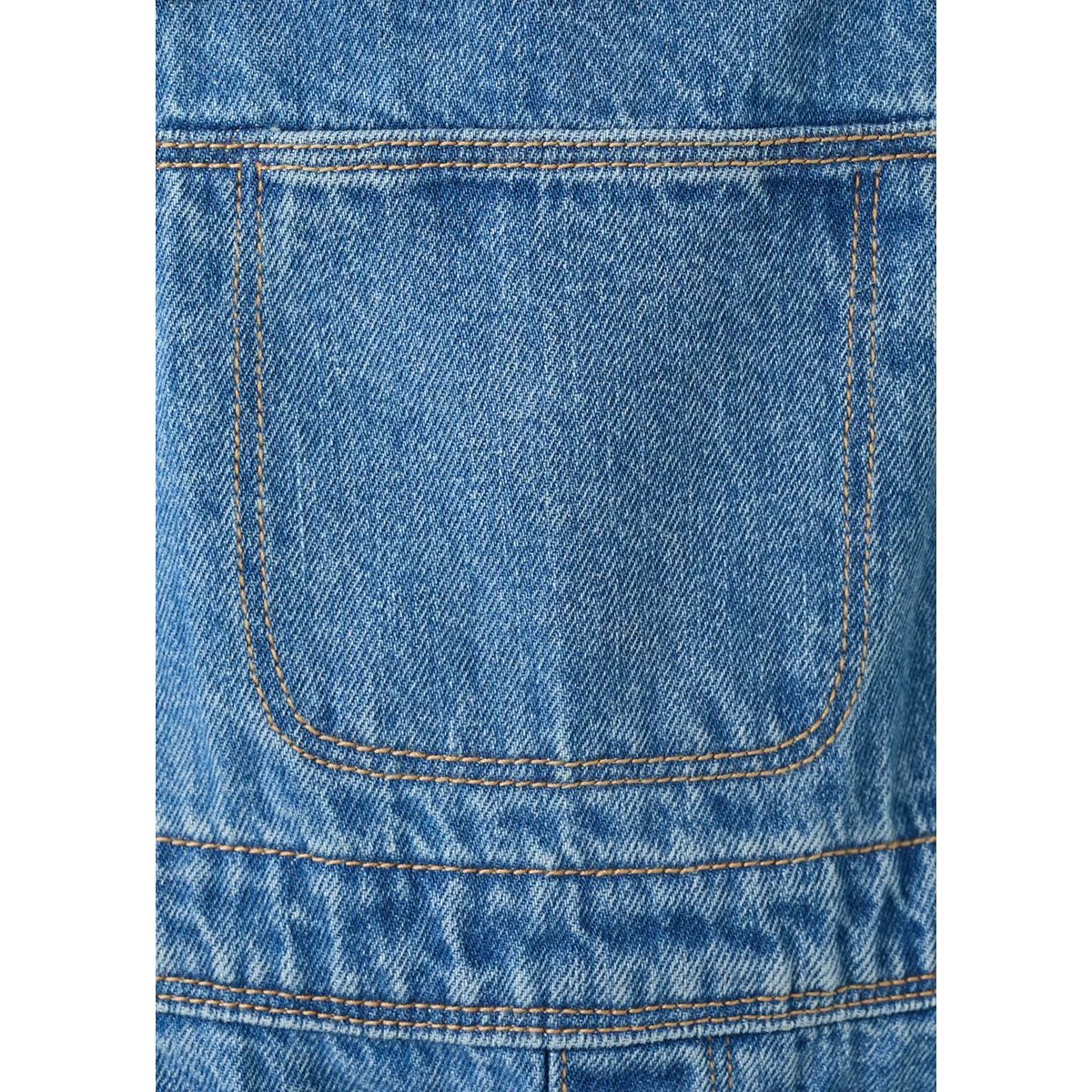 Salopette en jean longue bleu moyen, MANGO BABY