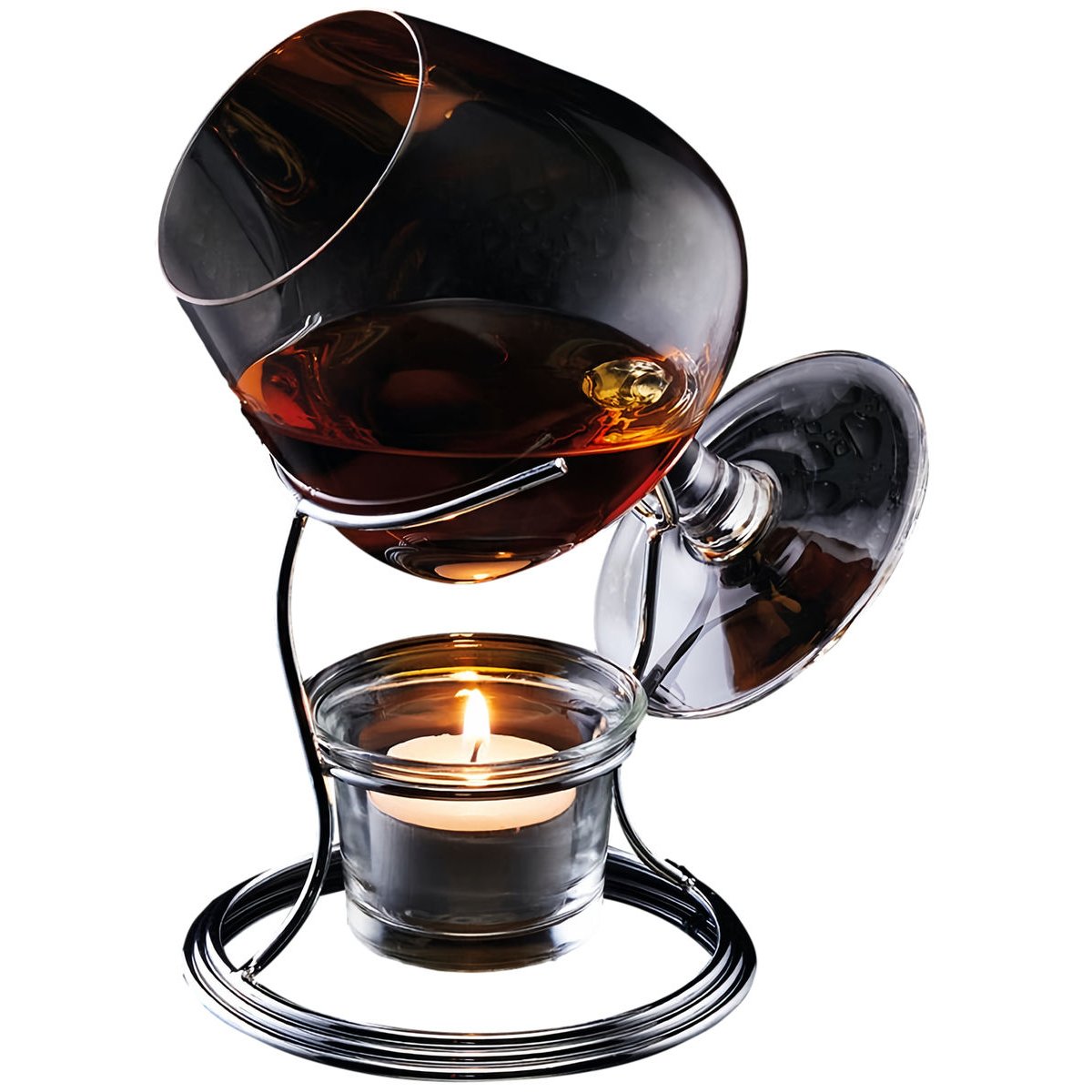 Coffret chauffe-verre à cognac et brandy barcraft couleur unique, BAR CRAFT