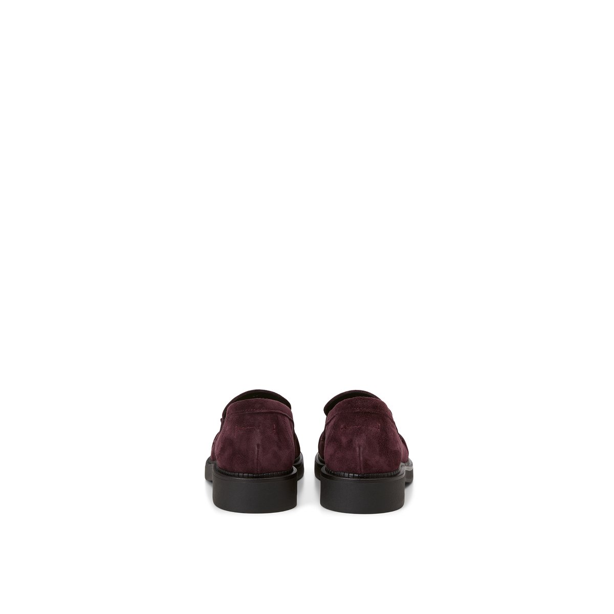 Mocassins modèle Erin en cuir velours huilé rouge fonce, MARC O'POLO