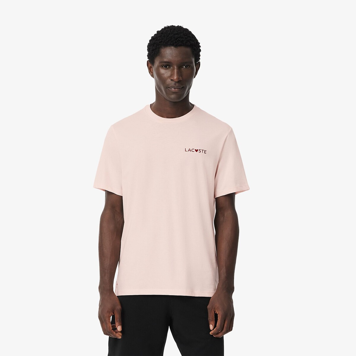 T-shirt d'intérieur Saint-Valentin rose, LACOSTE