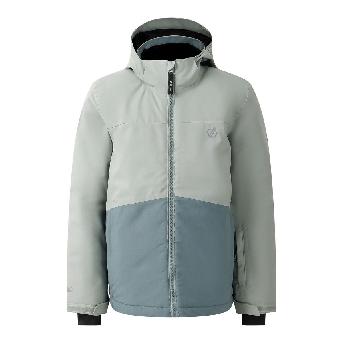 Blouson de ski à capuche SEND IT vert pâle / bleu gris, DARE 2B