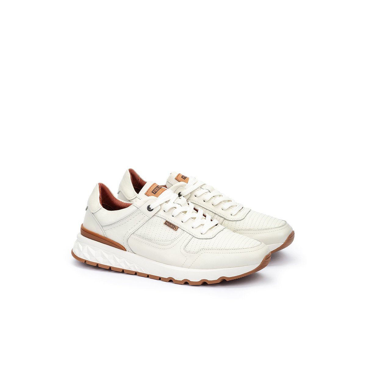 Baskets cuir Aranda off white, PIKOLINOS