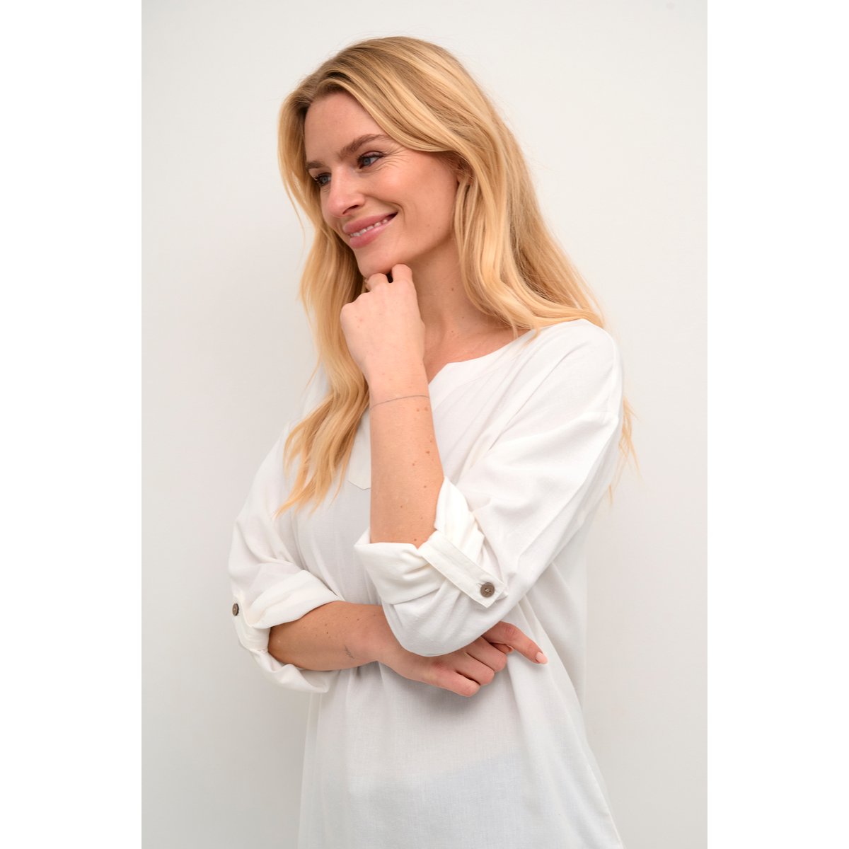 Robe blanc snow white, CREAM