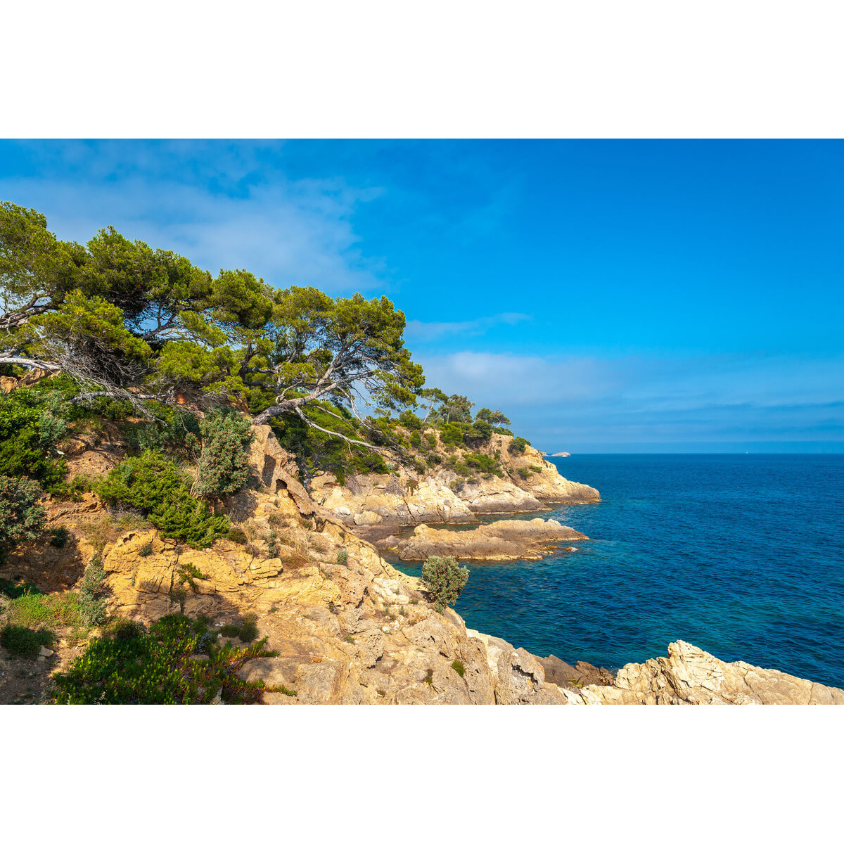 Tableau Mural Le Lavandou De Jour MER tableaux sur toile-bleu, CEANOTHE