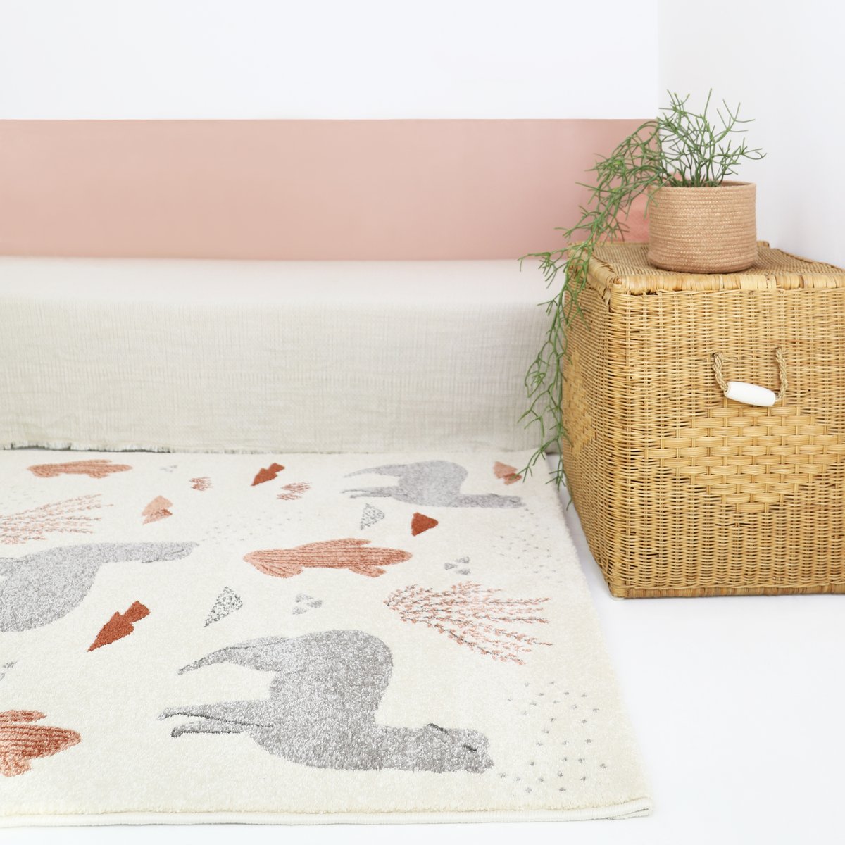 Tapis enfant petits lamas ANDINA multi, NATTIOT