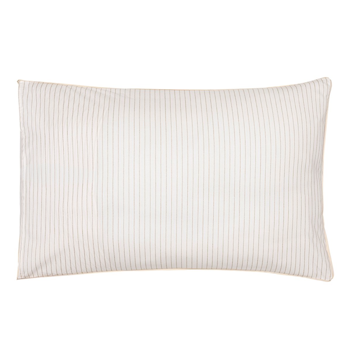 Taie d'oreiller imprimée en percale de coton, ROSÉE SAUVAGE bleu clair, ESSIX