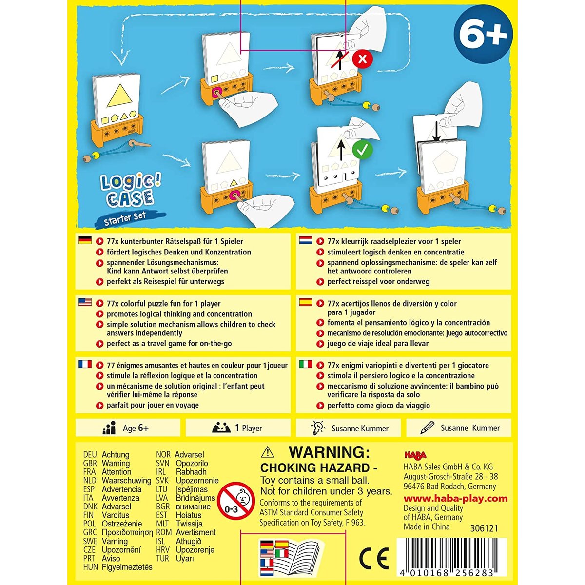 Logic Case Starter Set 6+ jaune, HABA