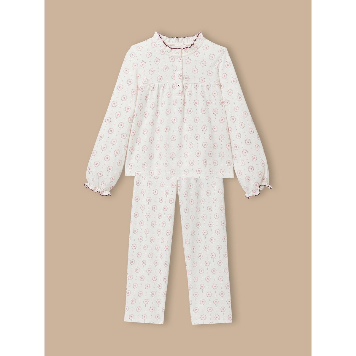 Pyjama en jersey imprimé imprimé jane, CYRILLUS