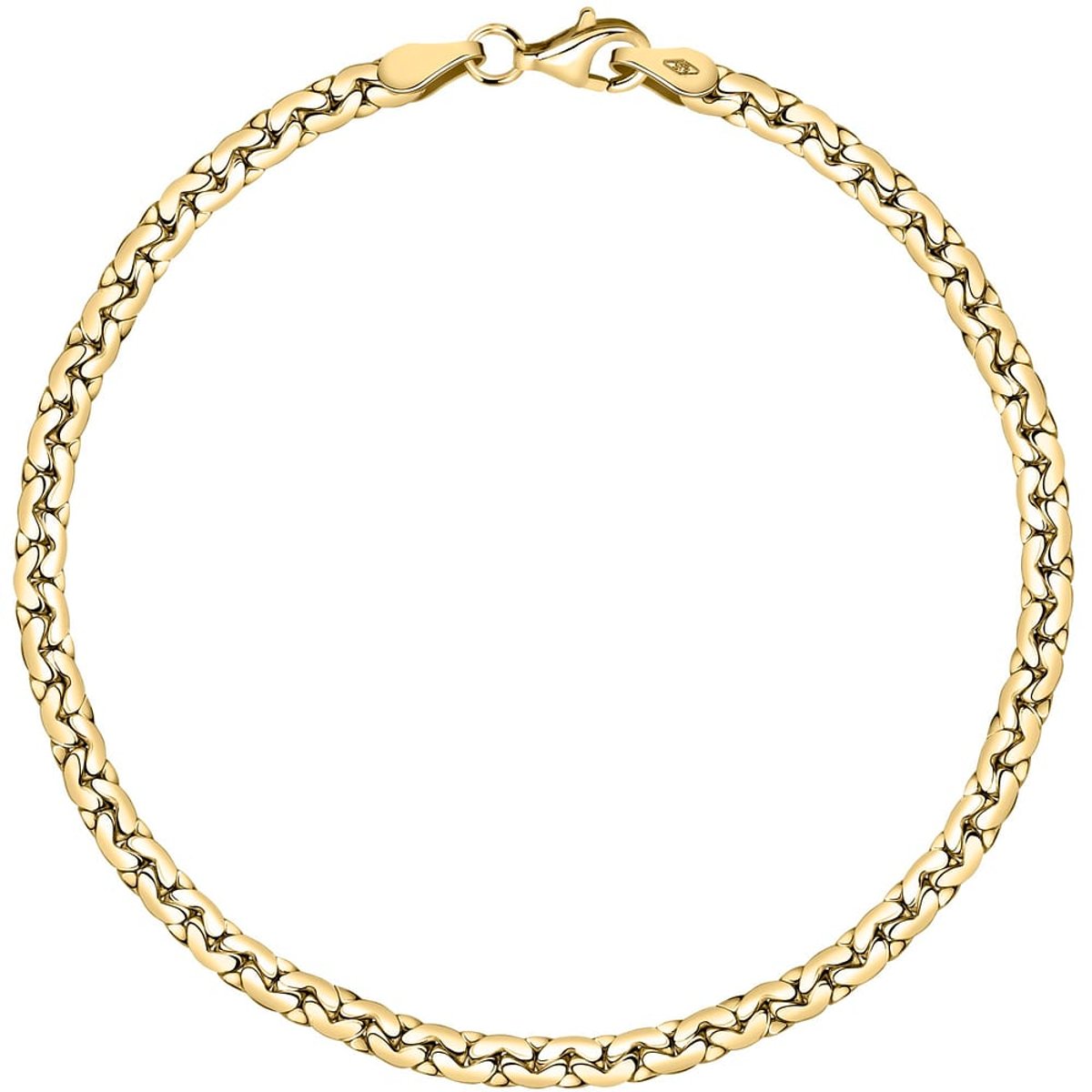 Bracelet en or jaune 375 COBRA or jaune, BLUESPIRIT