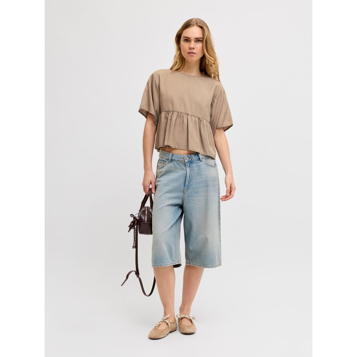 Blouse feather gray, JJXX