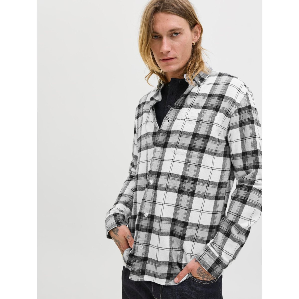 Chemise En Flanelle black 1, JACK & JONES