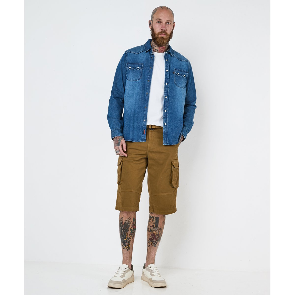 Short Cargo Multi Poches chameau, JOE BROWNS