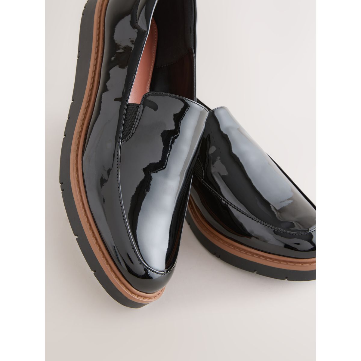 Mocassins chunky forever comfort® noir, NEXT