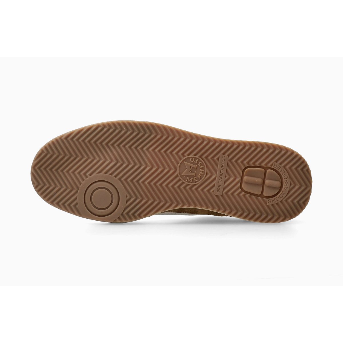 Baskets en cuir ENDRIK light sand p5147025, MEPHISTO