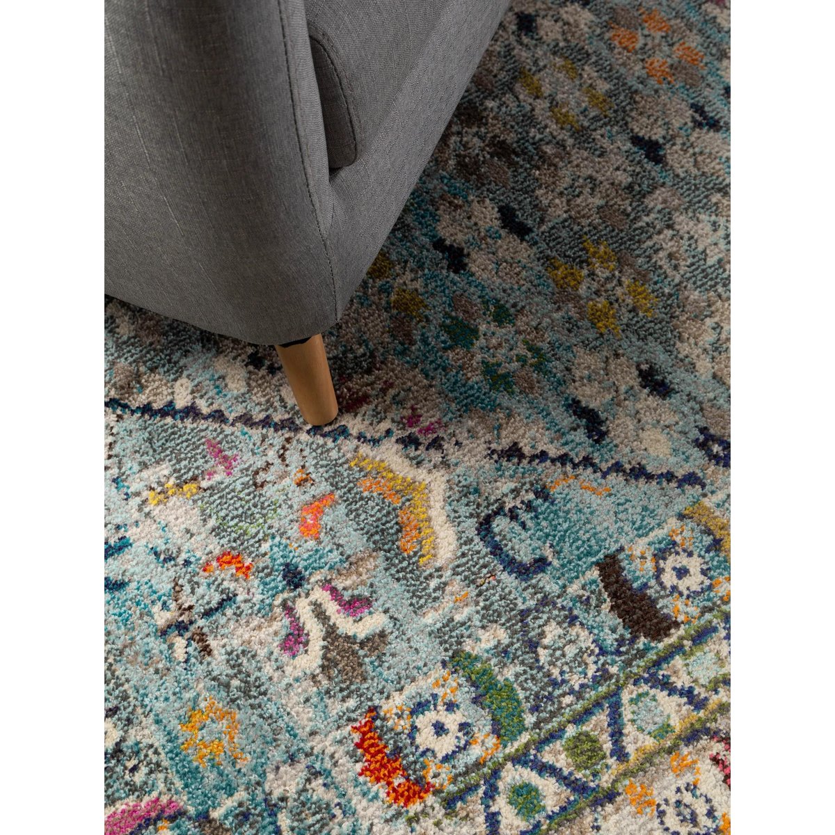 Tapis CASA bleu, BENUTA 