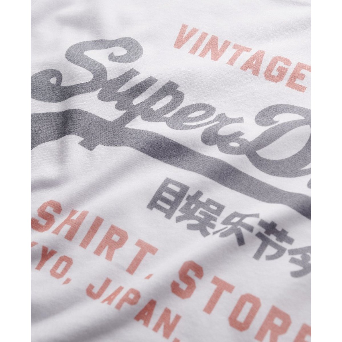 T-shirt décontracté Vintage Logo Heritage optic, SUPERDRY