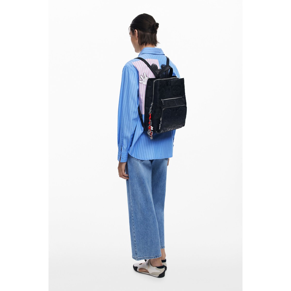 Sac à dos convertible Mickey™ moyen noir, DESIGUAL