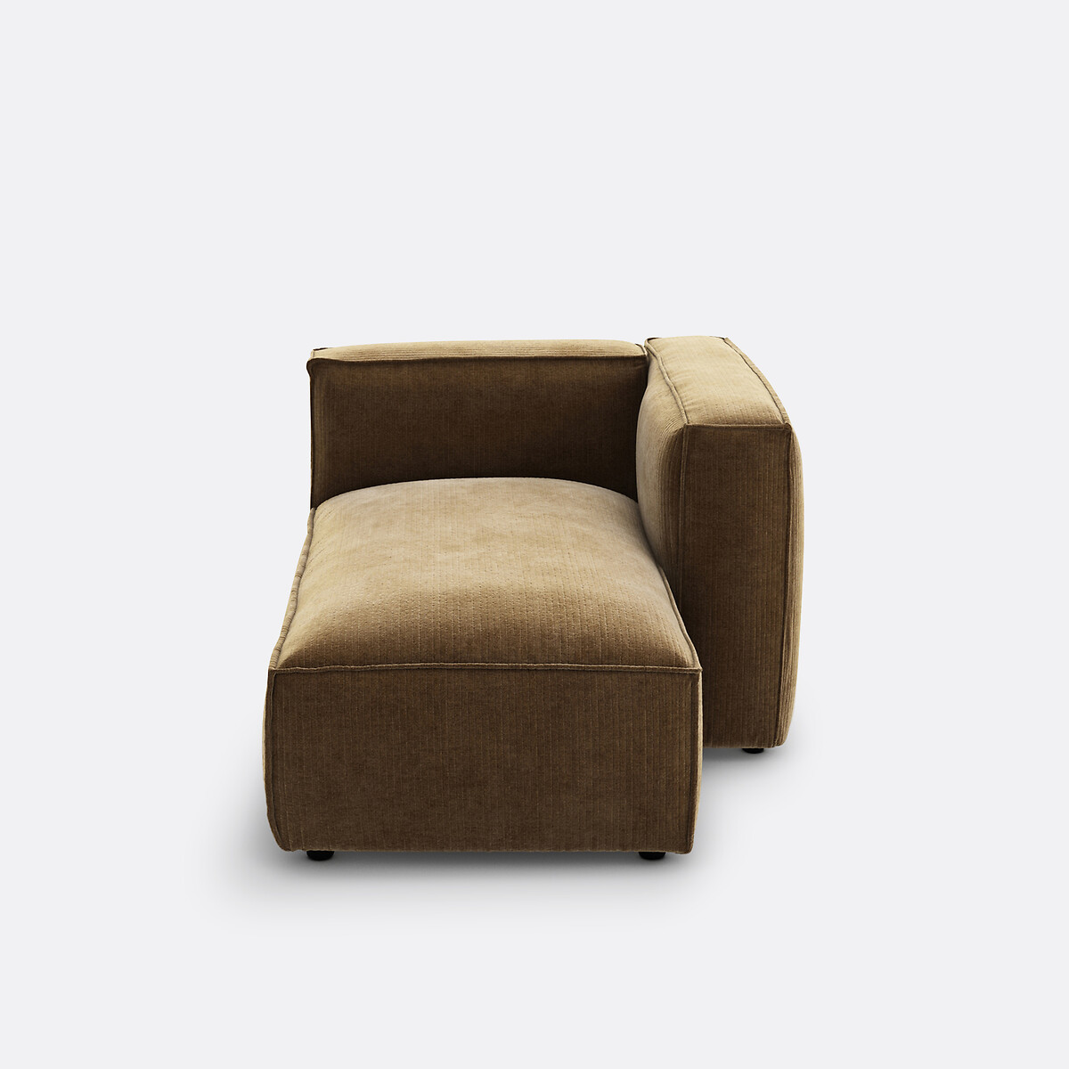 Meridian SEVEN für modulares Sofa, in Vintage-Cord bronzefarben                          , LA REDOUTE INTERIEURS
